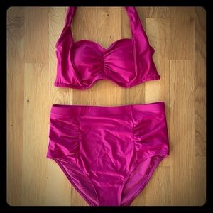 Forever 21 high waisted swim suit